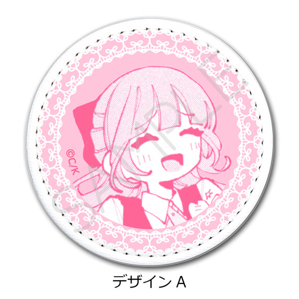 『恋せよまやかし天使ども』レザーバッジ(丸形) デザインA